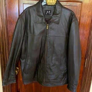 Genuine leather Jacket , Men XL